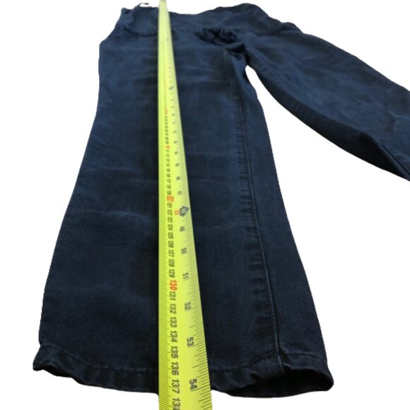 PAIGE Suki Black Pearl Lyocell Denim Relaxed Tapered Leg Jumpsuit - Picture 11 of 16